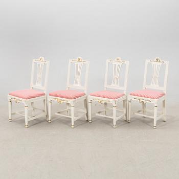 Chairs 8 pcs Empire and Empire style 18th/19th century.
