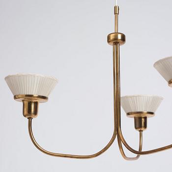 Josef Frank, a rare brass ceiling light model "G 2558", Firma Svenskt Tenn, 1950s-60s.