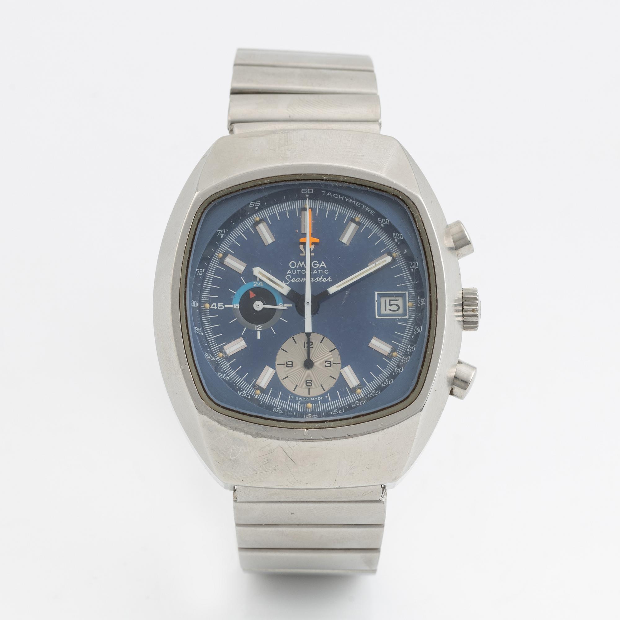 Omega, Seamaster, kronograf, 42 x 49 mm.