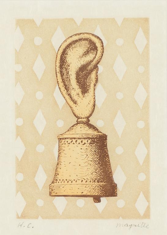 René Magritte, after, "La Leçon de Musique".
