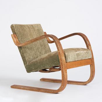 Alvar Aalto, a model "34", easy chair, Huonekalu- ja Rakennustyötehdas A.B. Finland 1930/1940s.