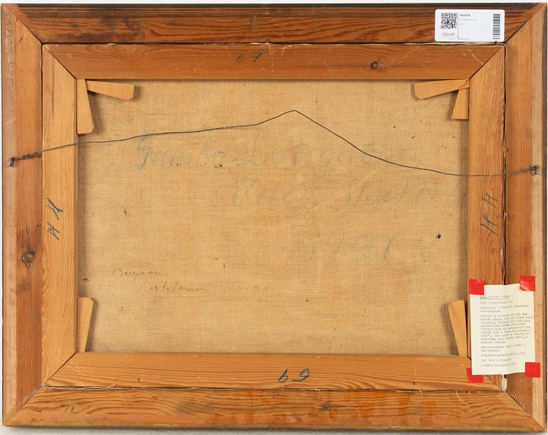 Karl Bergman, "Gamla Lotsgatan, Söder, Stockholm".