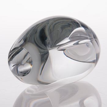 A 'Claritas' glass sculpture signed Timo Sarpaneva, Iittala 1984 C 855.