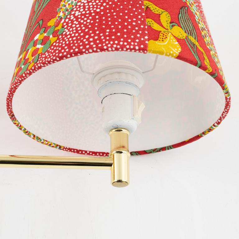 A pair of wall lights, late 20th Century.