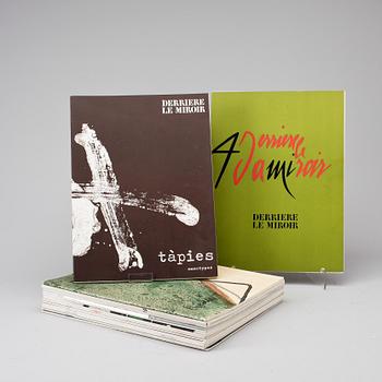 PARTI KONSTTIDSSKRIFTER, 15 delar, "Derriere le miroir", utgivna av galleri Maeght.