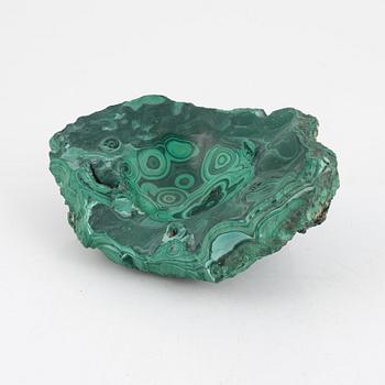 A malachite specimen.