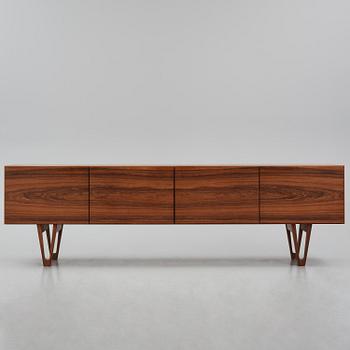 Ib Kofod-Larsen, a rosewood veneered sideboard model "501" from the "Ib 500" series, Seffle Möbelfabrik, Sweden, 1960s.