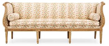 662. A Gustavian late 18th century sofa.