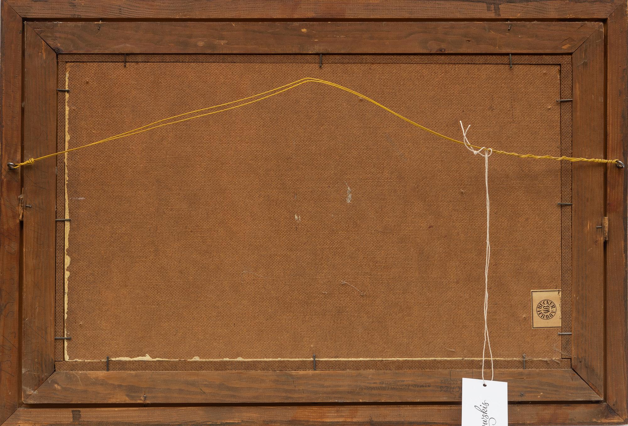 Olle Nordberg, Girl with Bicycle.