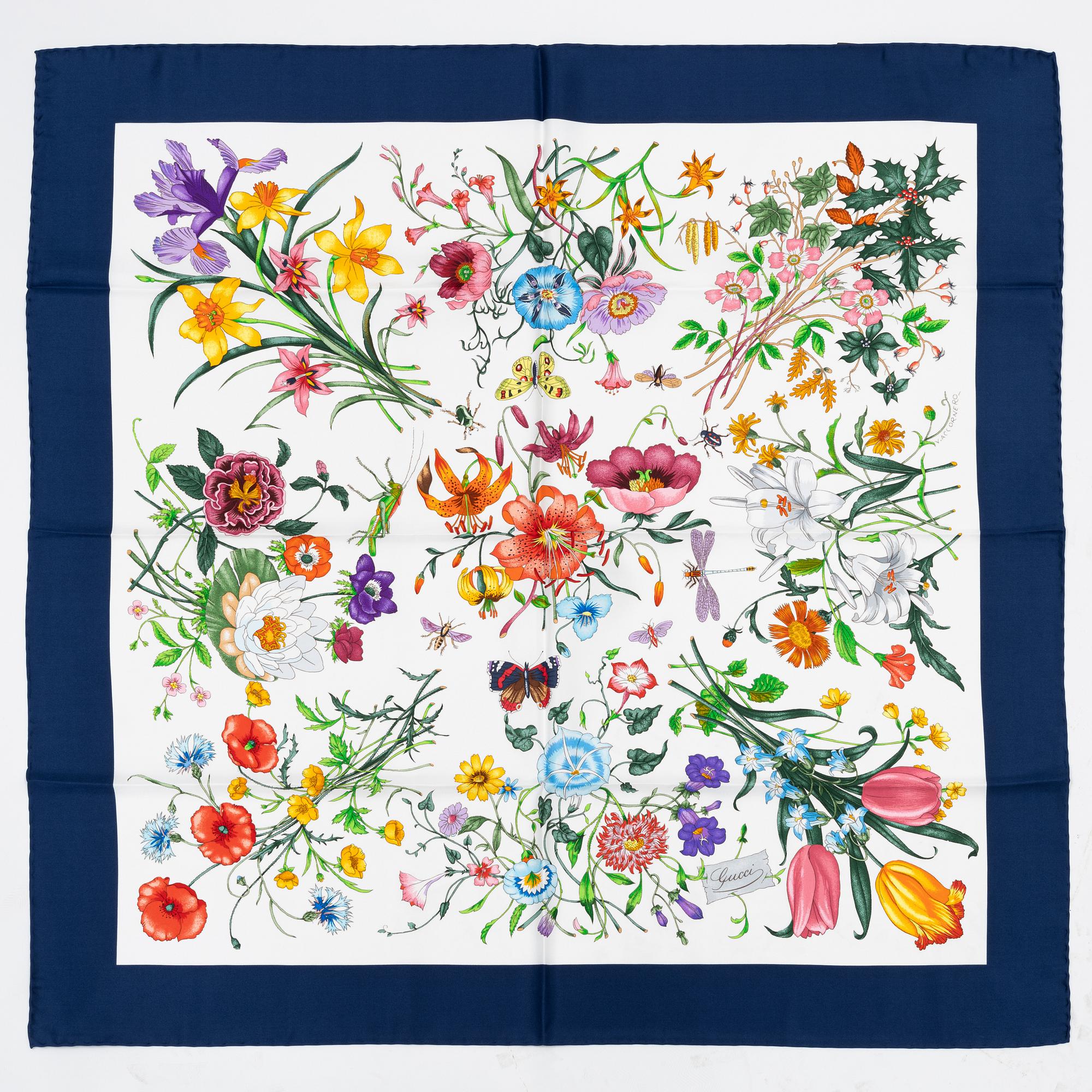 Gucci twill scarf shop