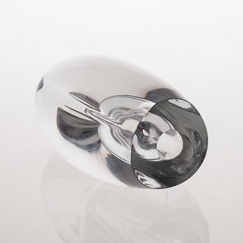 GLASSKULPTUR, "Claritas" signerad Timo Sarpaneva, Iittala 1984 C1373.