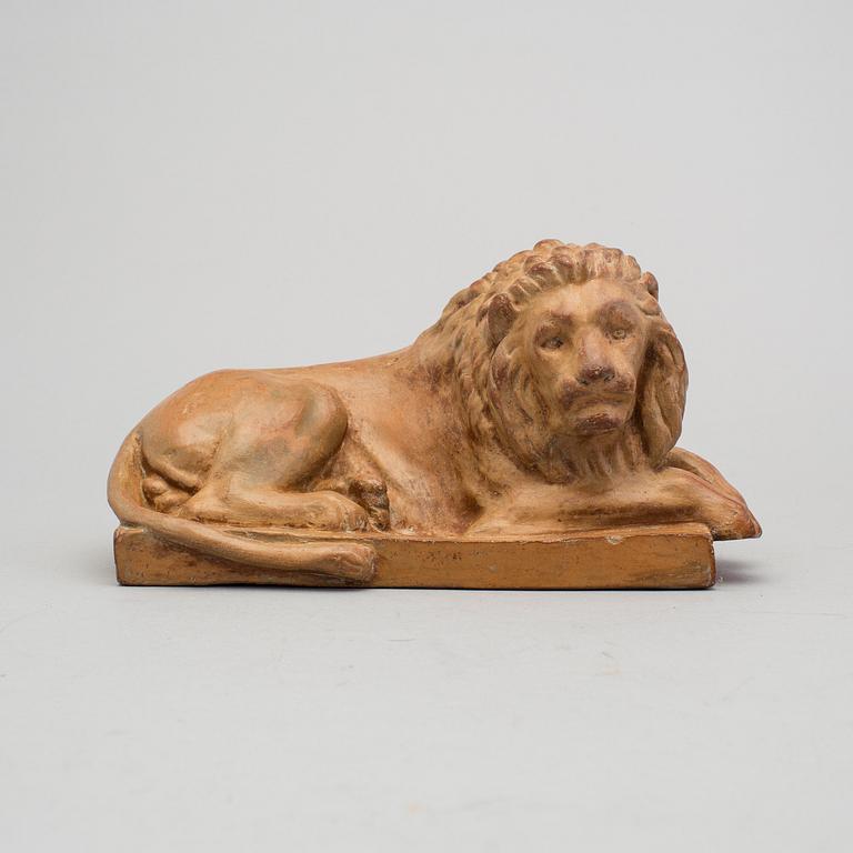 ALADÅBFORM samt FIGURIN, keramik, möjligen Höganäs, 1800-tal.