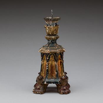 LJUSSTAKE, barockstil. Sydeuropa. 1800-tal.