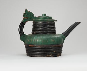 A Norweigan 19th century wood jug.