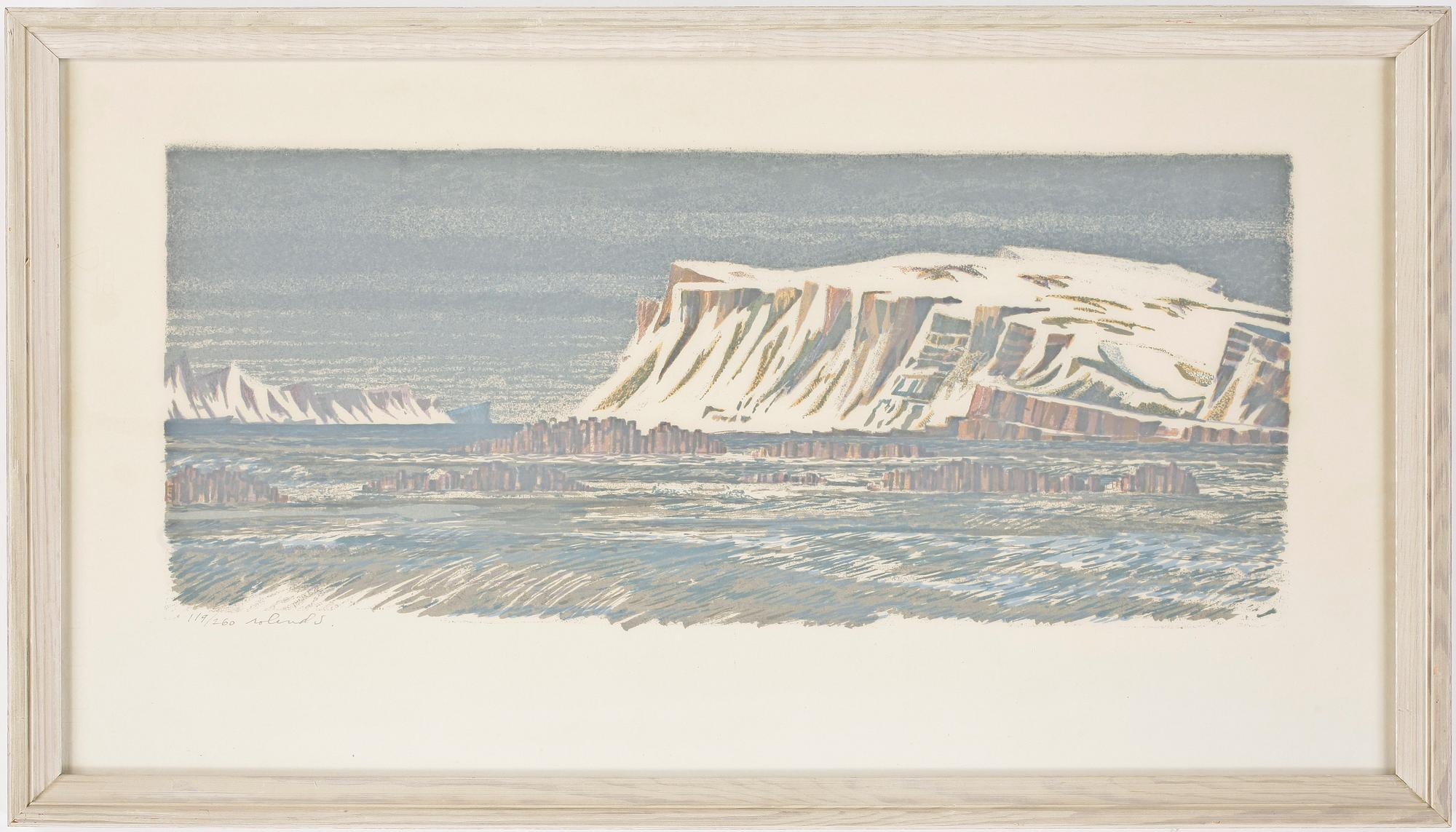 ROLAND SVENSSON, färglitografi, sign o numr. 119/260.