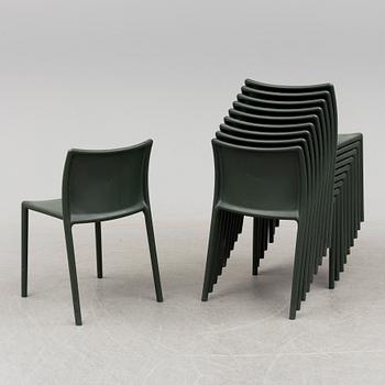 JASPER MORRISON, stolar, 10 st, "Air-Chair", Magis, Italien.