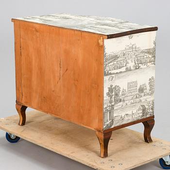 A Rococo style bureau, 20th century.