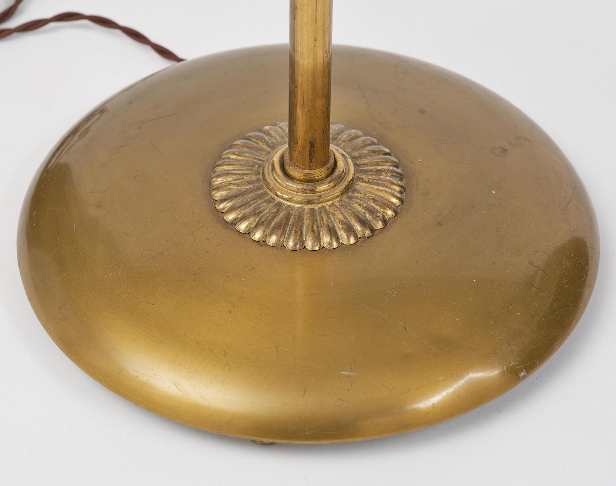 Bertil Brisborg, a pair of floor lamps model 31376, Nordiska Kompaniet, Sweden, 1940s.