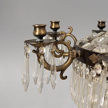 Chandelier, Empire style, second half of the 20th century.