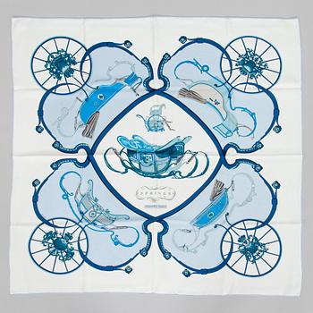 Hermès, scarf, "Springs".