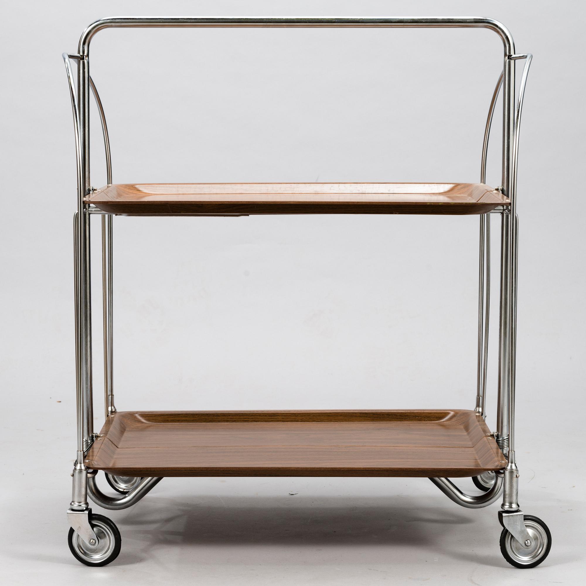 A mid 20th century tea trolley.