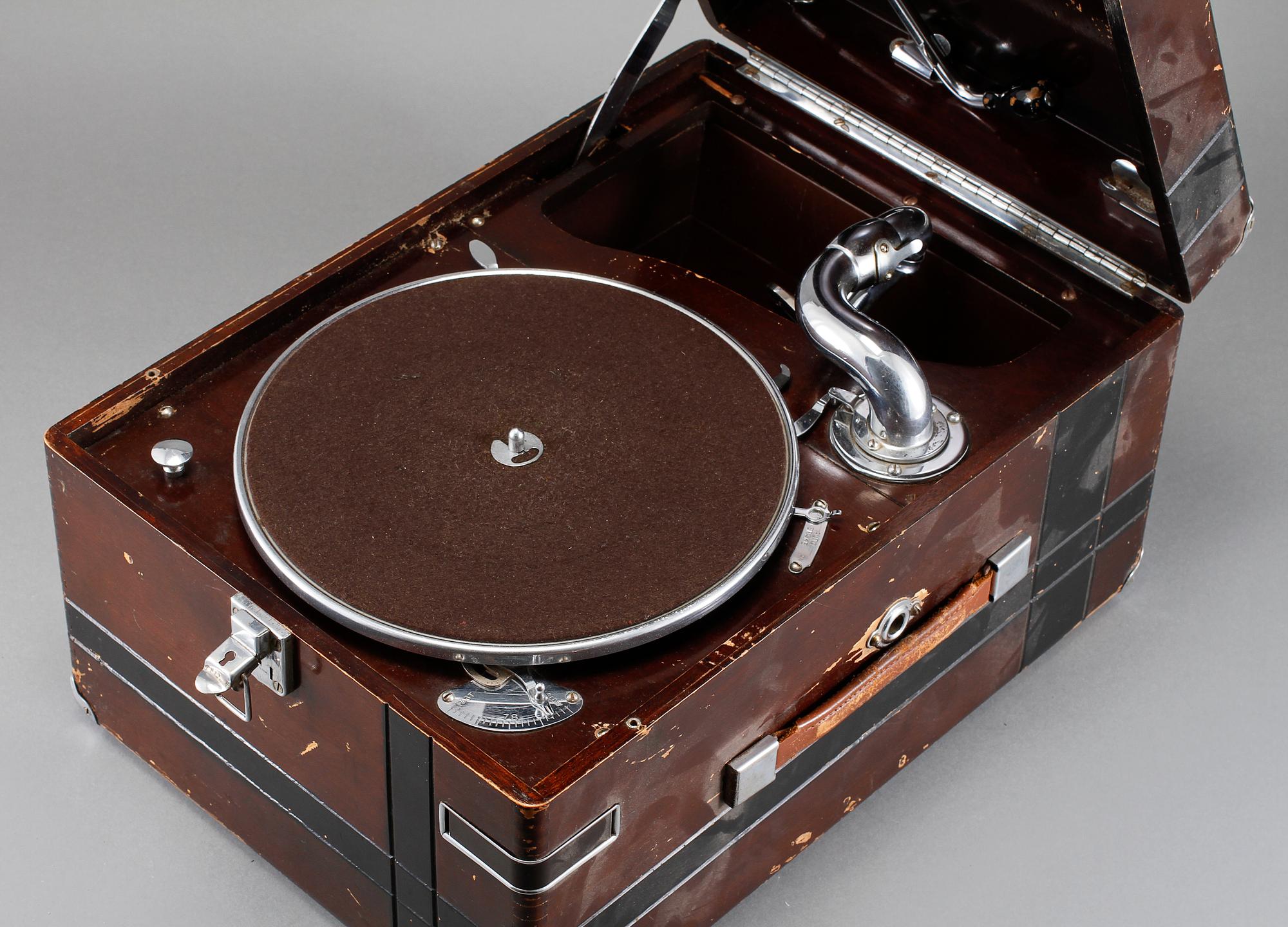 RESEGRAMMOFON, tidigt 1900-tal.