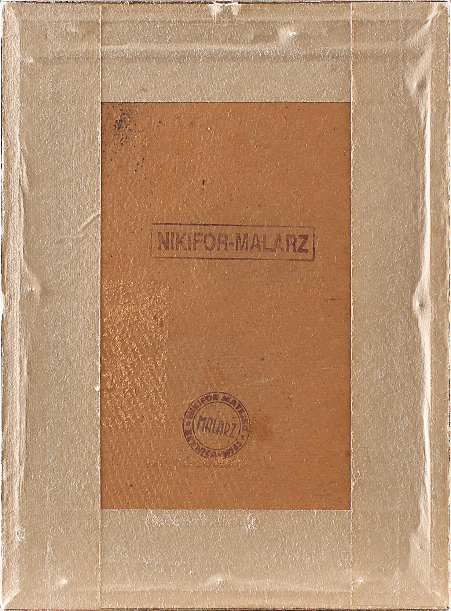 NIKIFOR KRYNICKI, blandteknik, signerad.