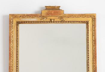 Johan Åkerblad, a Gustavian mirror, signed and dated 1779.