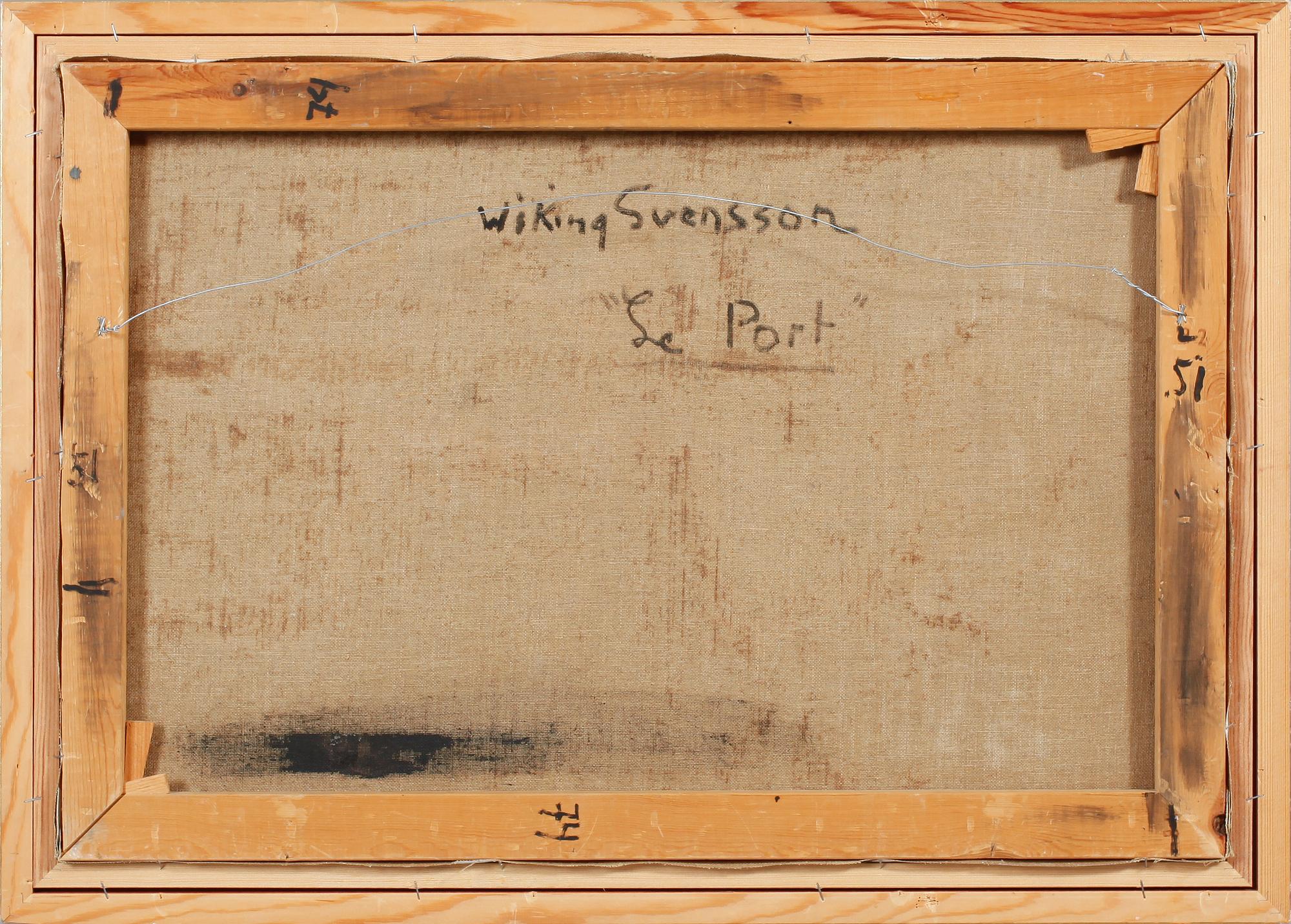 WIKING SVENSSON, olja på duk, monogramsignerad.