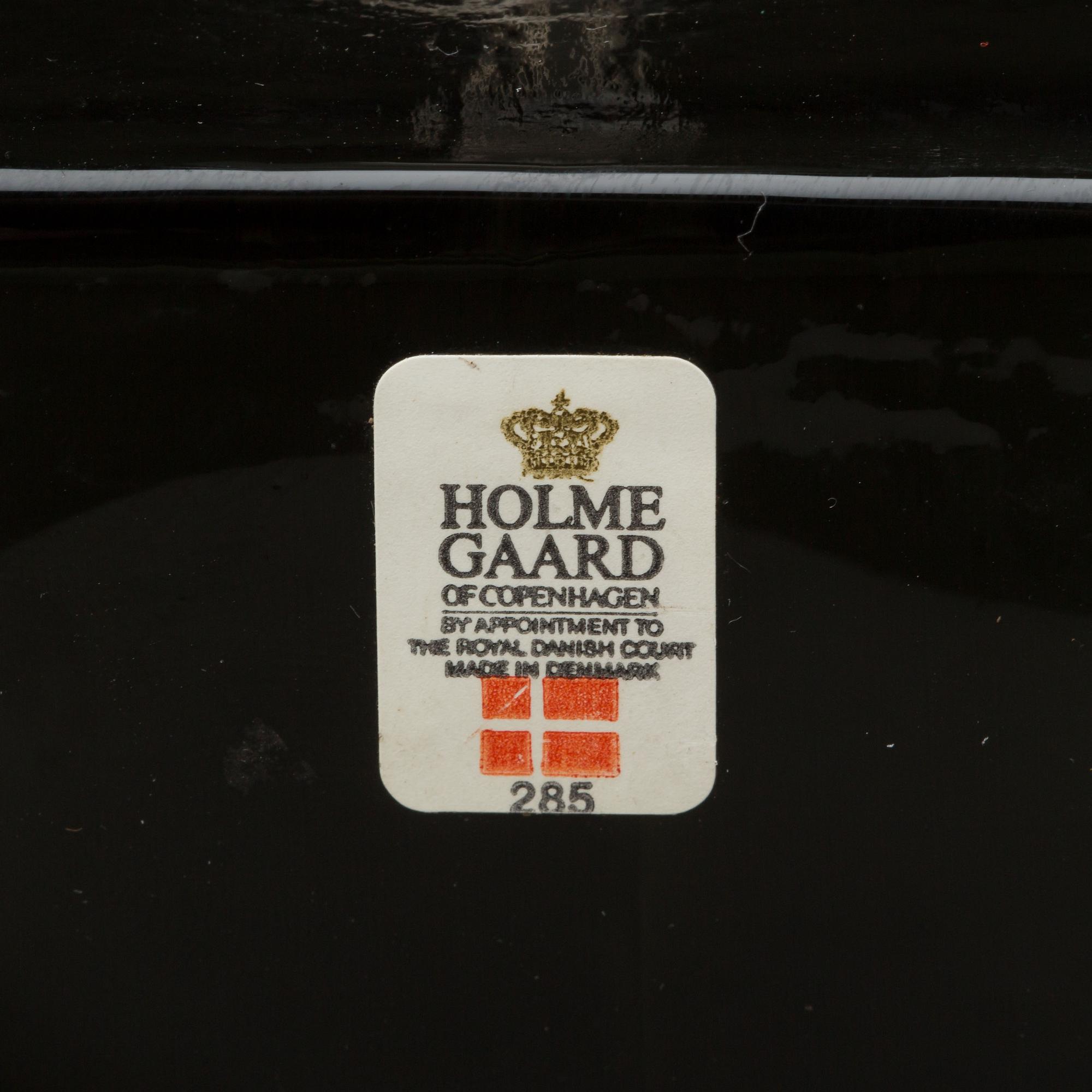 BORDSLAMPOR, ett par. "Kubus", Holmegaard, Danmark.