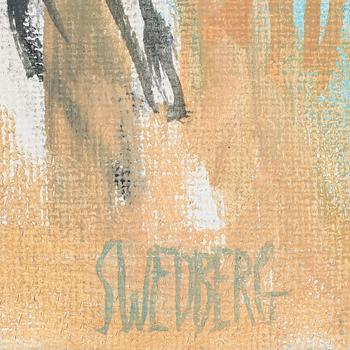 ROLF SWEDBERG. Olja på duk. Sign Swedberg.