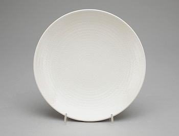 MATSERVISDELAR, 21 delar, flintgods, "Blå Eld", Herta Bengtsson, Rörstrand, 1900-talets andra hälft.