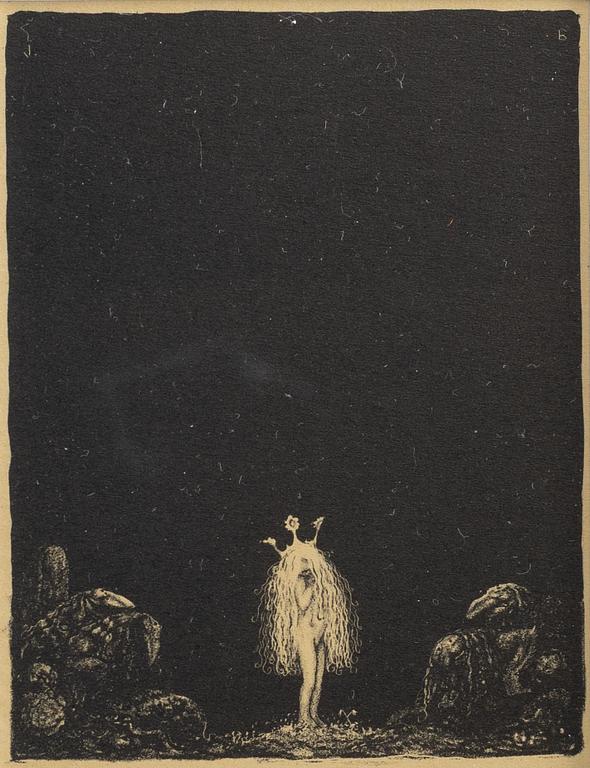 John Bauer, "Den lilla prinsessan och trollen".