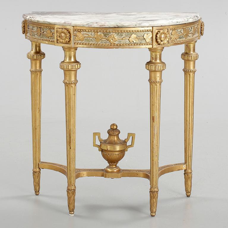 KONSOLBORD, gustavianskt, sent 1700-tal.