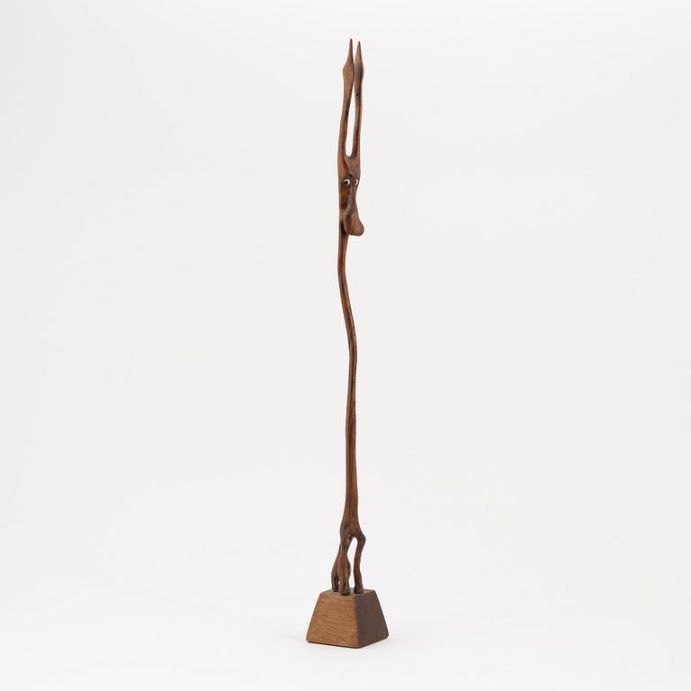 Knud Albert, a rosewood sculpture, signed, Denmark, mid 20th century.