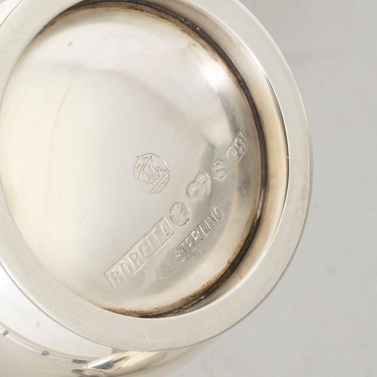 Two silver bowls, one of which Atelier Borgila, Stockholm, 1966.