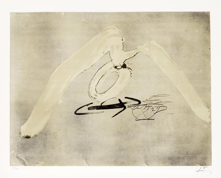 Antoni Tàpies, "M et fléches".