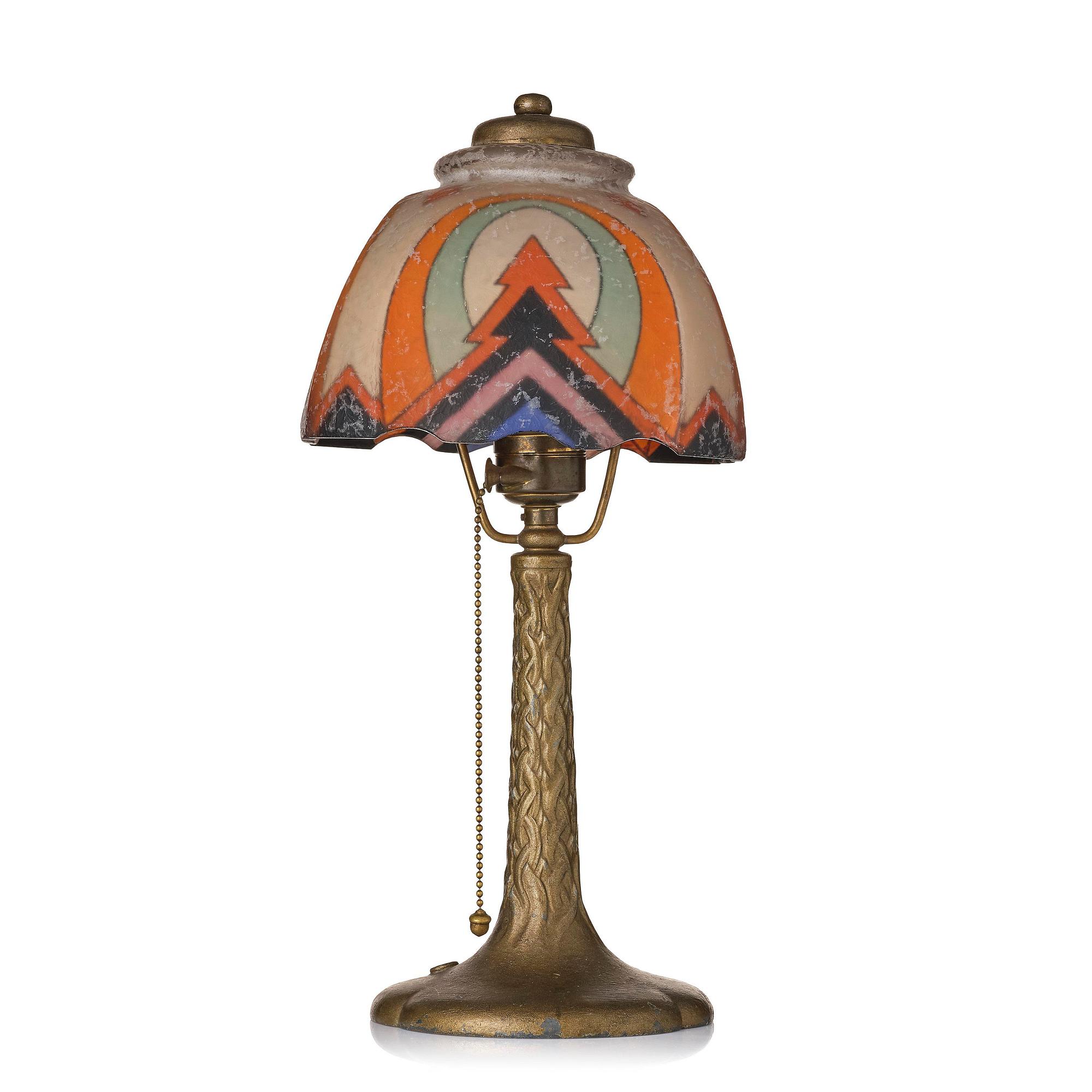 Handel, an Art Deco table lamp, Connecticut, USA, 1920s.