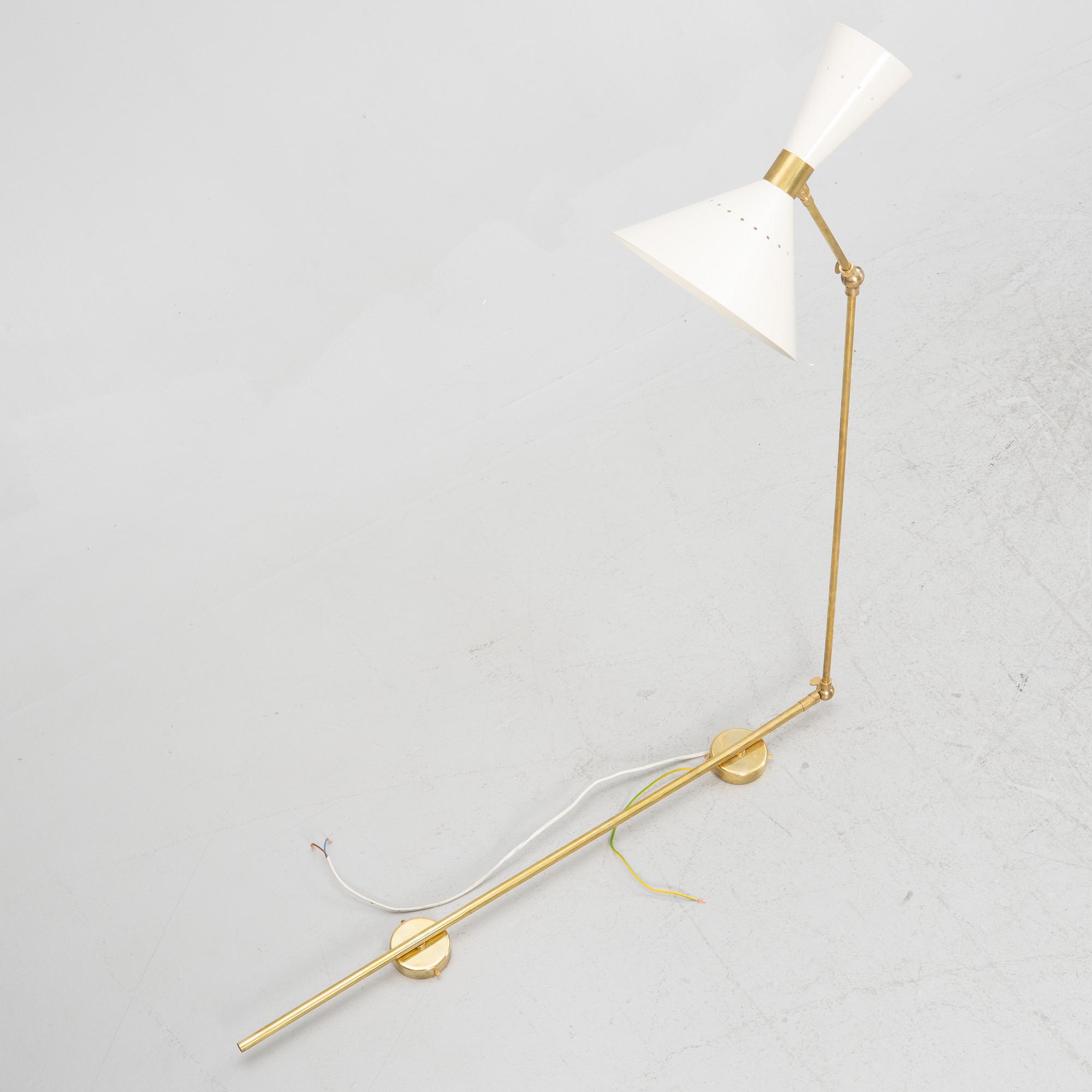 Vägglampa, sannolikt "Artiglio Butterfly", Luci Srl, Parma, Italien, samtida.