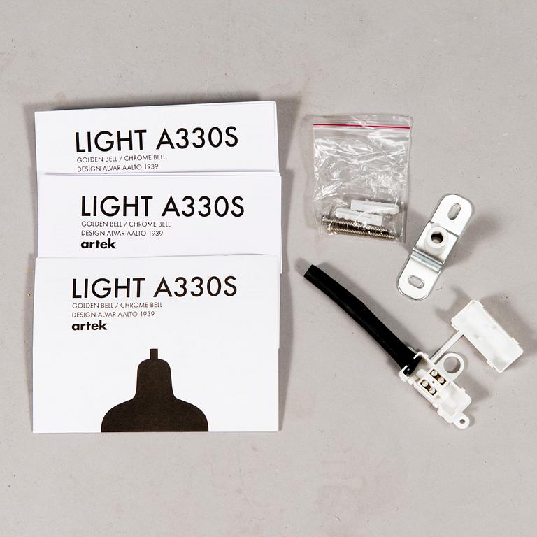 ALVAR AALTO, KATTOVALAISIN, malli A330S,  Artek, 2000-luku.