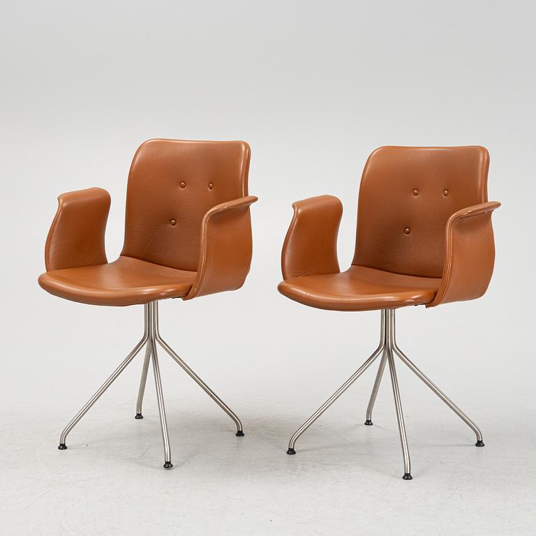 Bent Hansen, armchairs, 6 pcs, "Primum", Denmark.