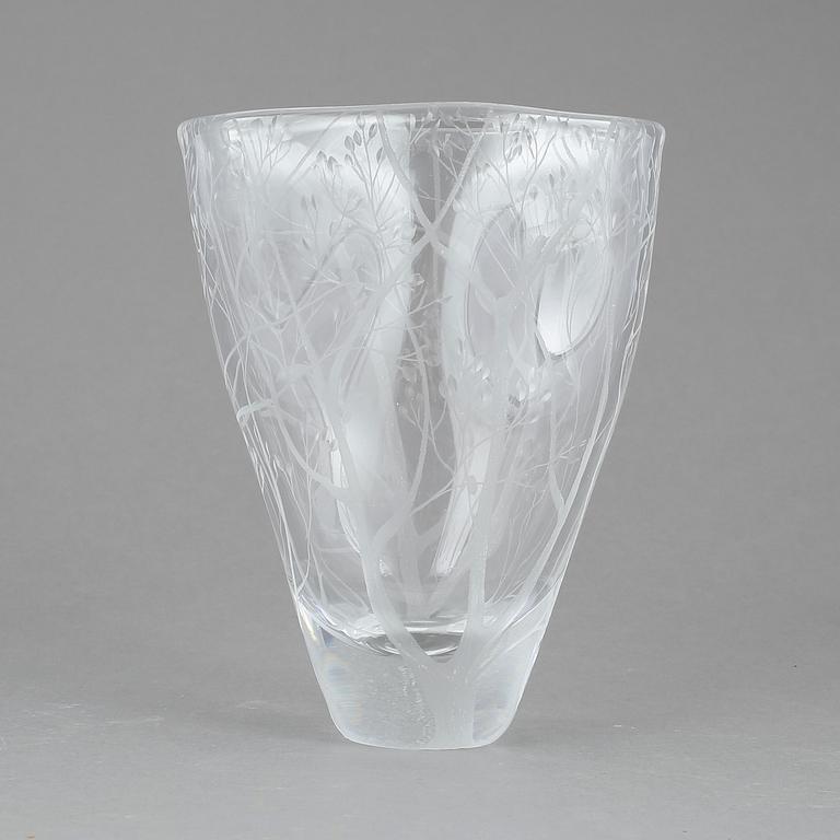 VAS, glas, Vicke Lindstrand Kosta, 1960/70-tal.