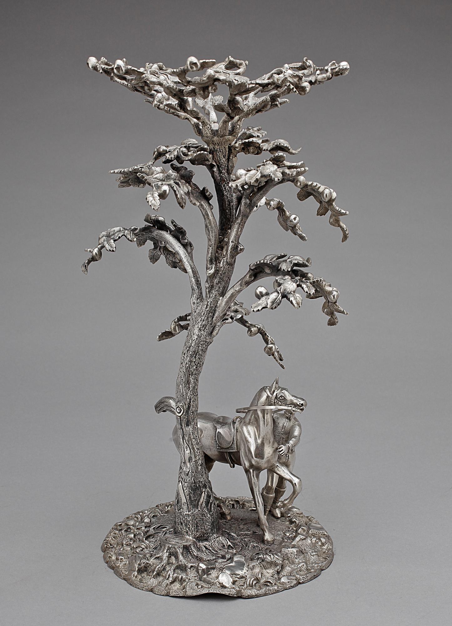 BORDSUPPSATS, nysilver, AG Dufva, 1900-tal.