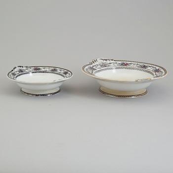 A part dinner service, 'Iris', Rörstrand, second half of the 19th century (69 pieces).