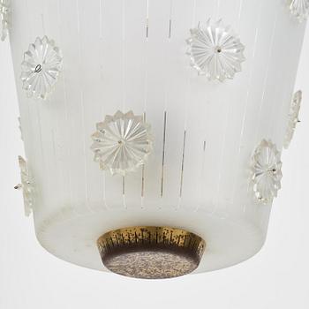 Harald Notini, a ceiling lamp model "11511", Arvid Böhlmarks Lampfabrik, Stockholm, 1940s.