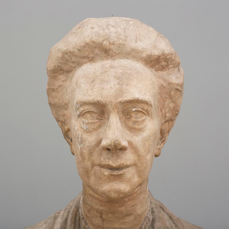 Two plaster sculptures by Sigrid Blomberg, early 20th century.