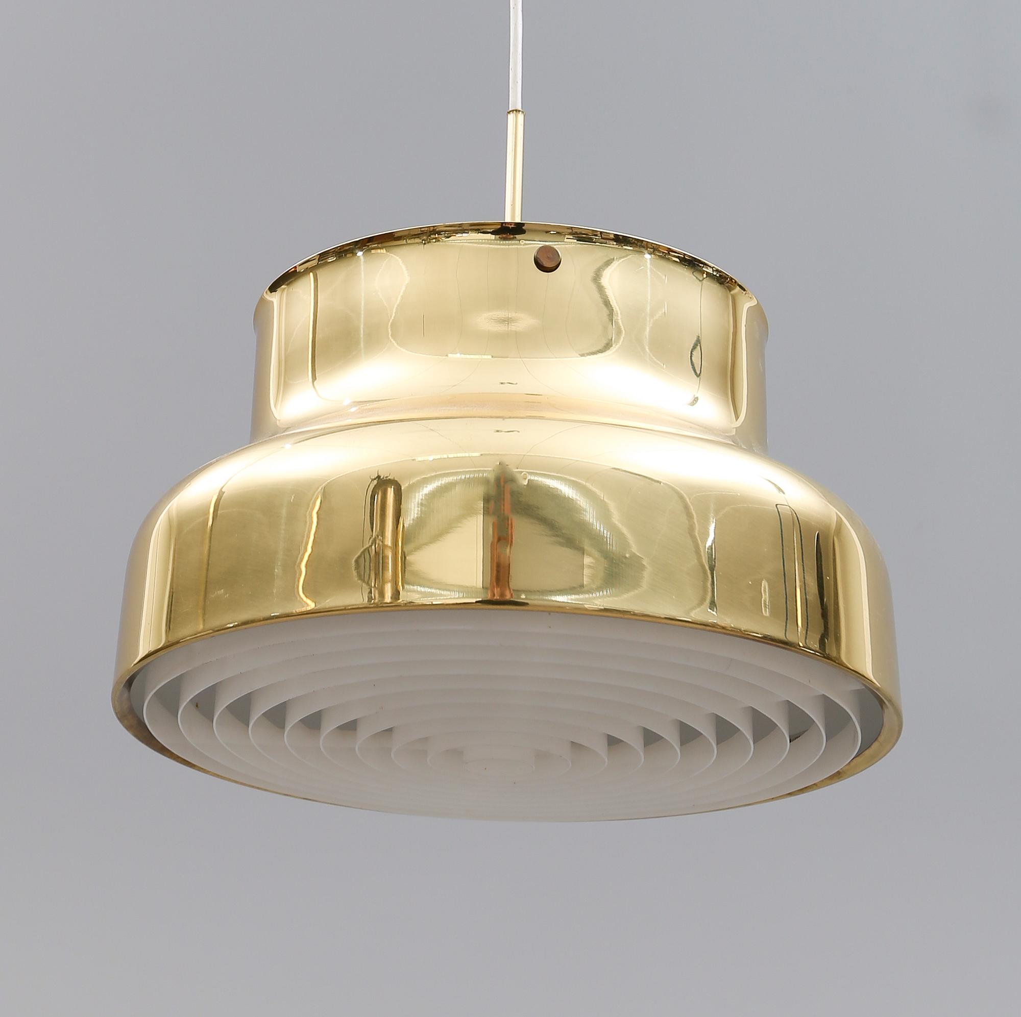 TAKLAMPA, "Bumling", Anders Pehrson, Ateljé Lyktan, Åhus, 1900-talets andra hälft. Höjd 35 cm.