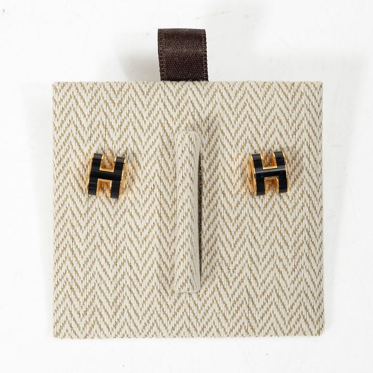 Hermès, earrings, "Mini Pop H".