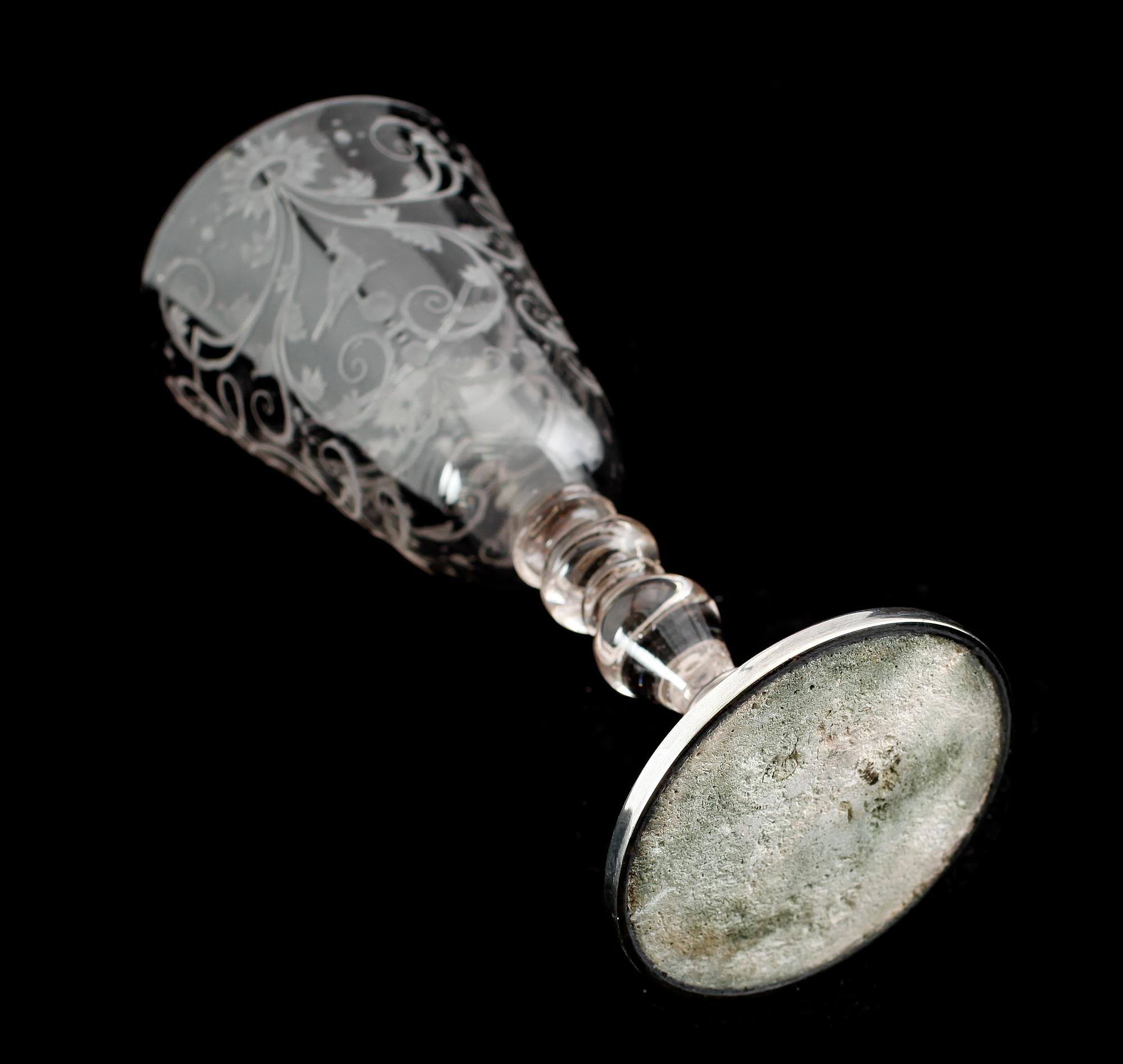 POKALGLAS, omkring 1800.