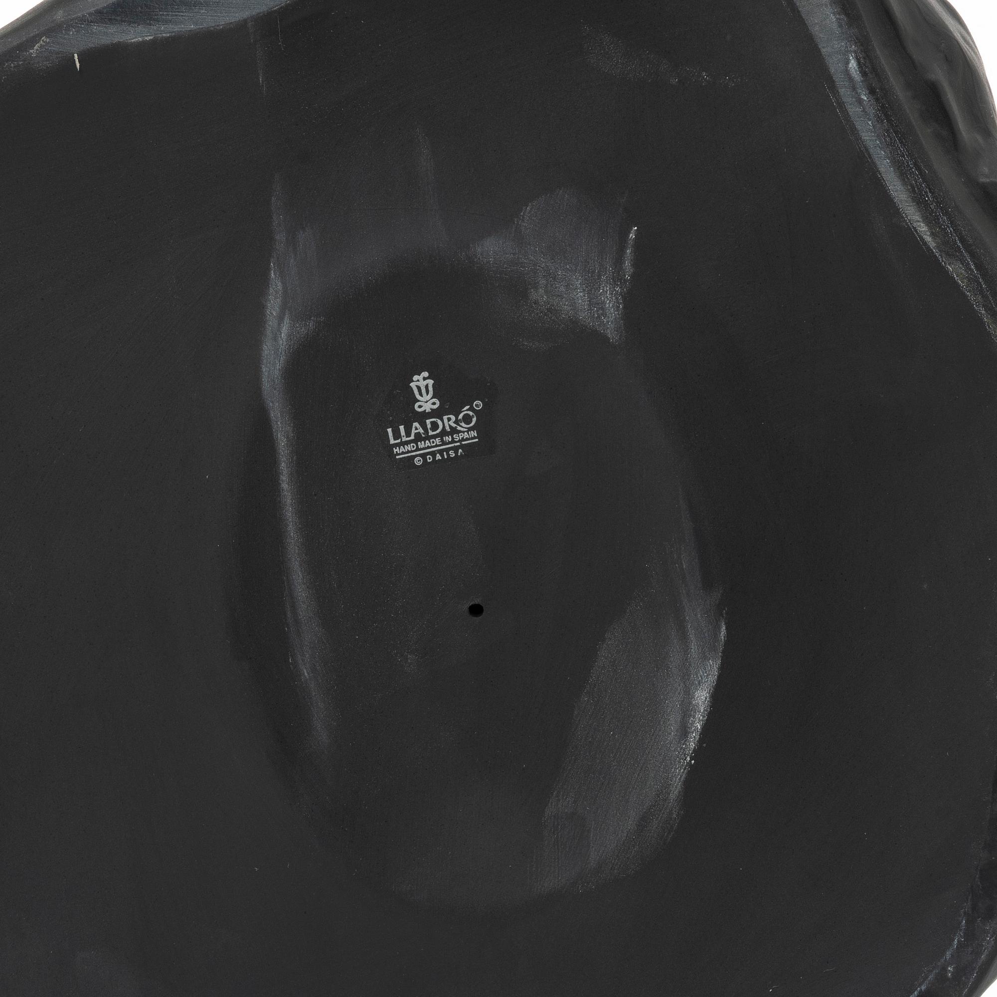 Fulgencio García, figurin, "Horses' group (black)", Lladró, Spanien.